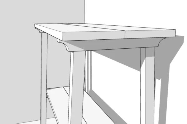 Diseño de mueble en computadora